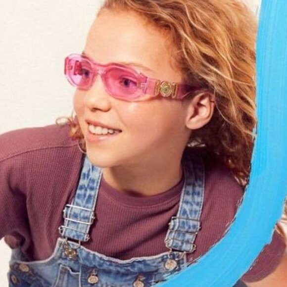 Versace Kids VK4429U 5370/5 Geometric Sunglasses - Pink/Fuchsia - Picture 2 of 10